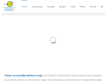 Tablet Screenshot of center-lucija.si